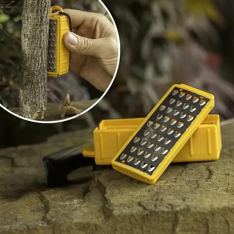 Fire Starting Kit - 야외용 확대경 카드 파이어 스타터 생존