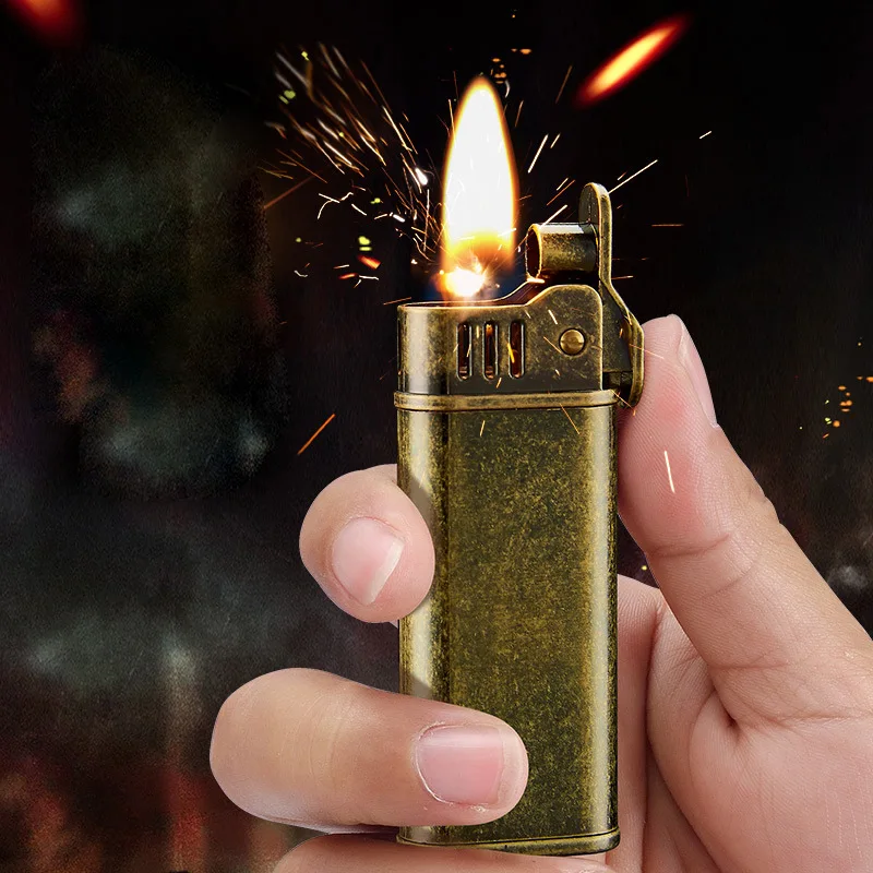 Fire Starting Kit - 탱 그라스 빈티지 플린트 케로센 라이터