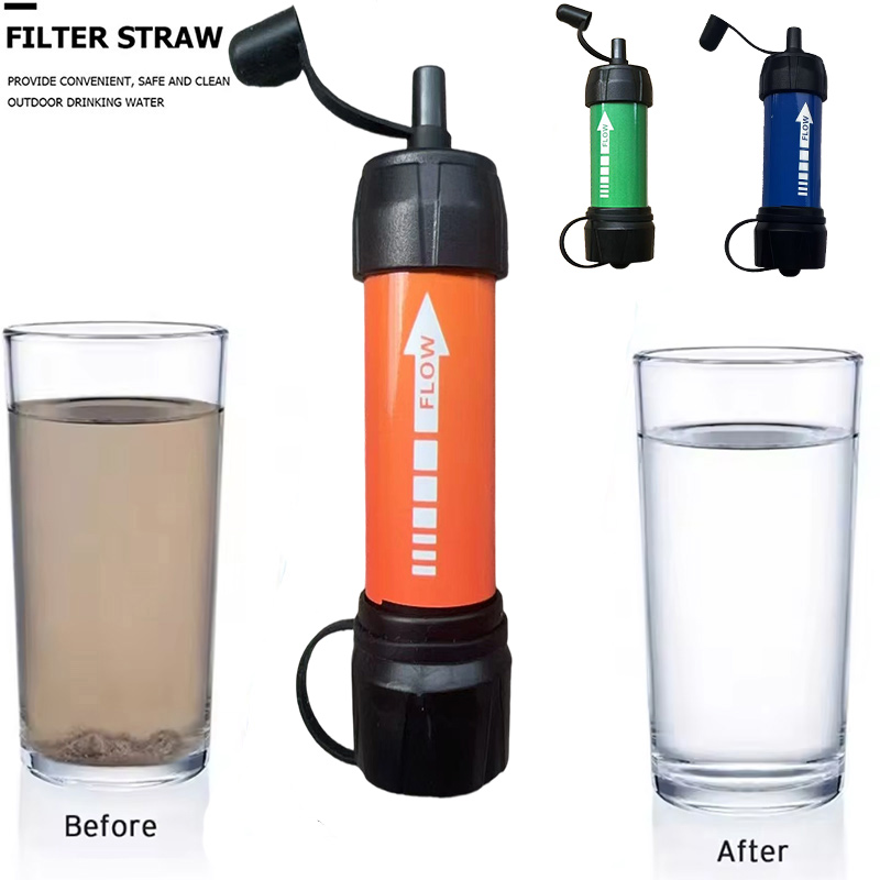 Water Purification Straw - 하이킹, 캠핑 및 비상 생존을 위한