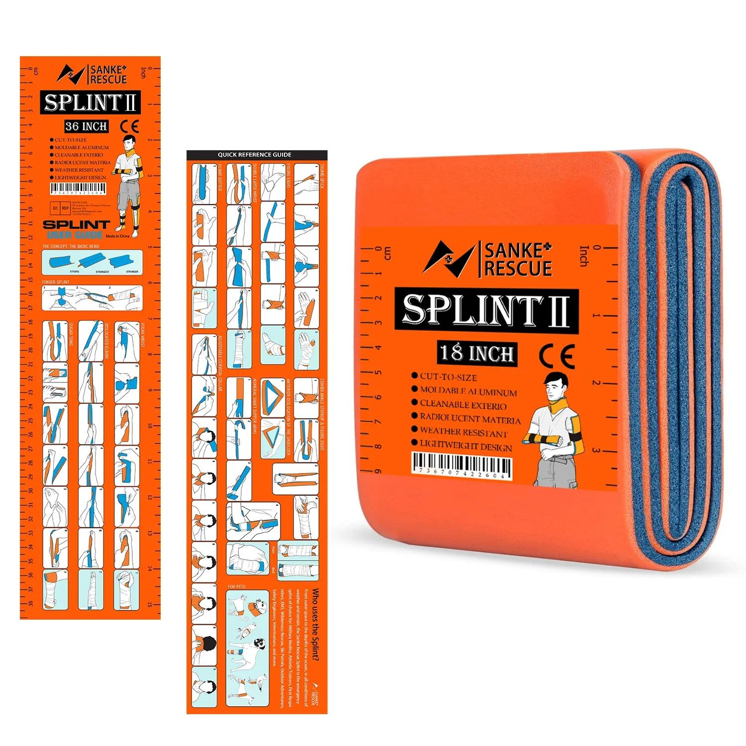 Water Purification Straw - 고품질 응급 처치 스플린트 36/18인치X4.3인치 SANKE