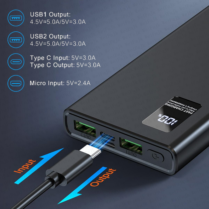 Xiaomi 원래 120W Powerbank 50000 - Solar Emergency Charger 리뷰 및 가격