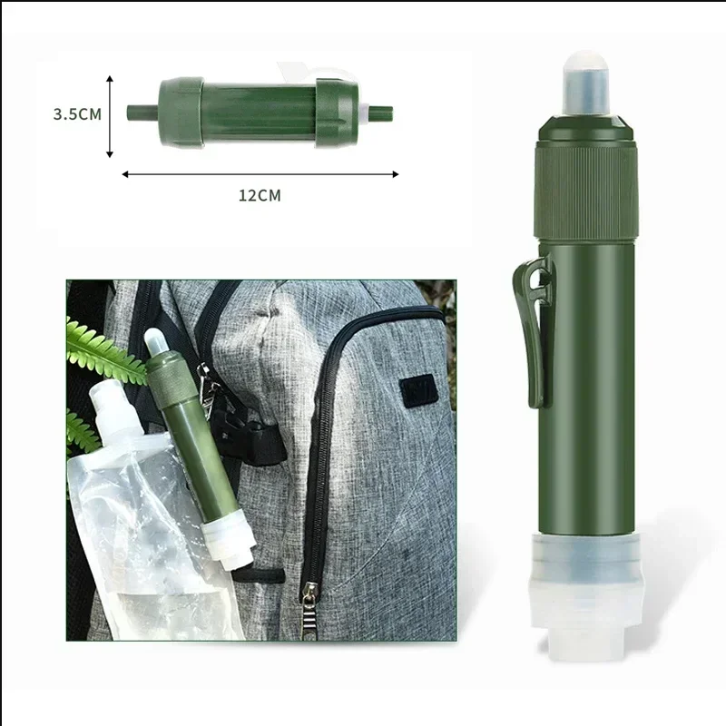 Westtune 야외 미니 캠핑 정화 워터 필터 생존  - Water Purification Straw 리뷰 및 가격
