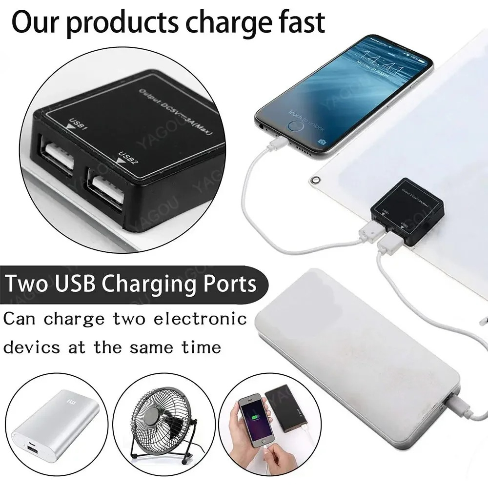 태양광 고속 듀얼 USB 태양광 패널 충전기 15W 2 - Solar Emergency Charger 리뷰 및 가격