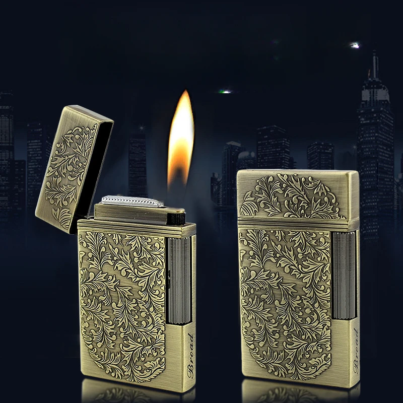 빈티지 금속 플로랄 패턴 밝은 사운드 가스 라이터 그라 - Fire Starting Kit 리뷰 및 가격