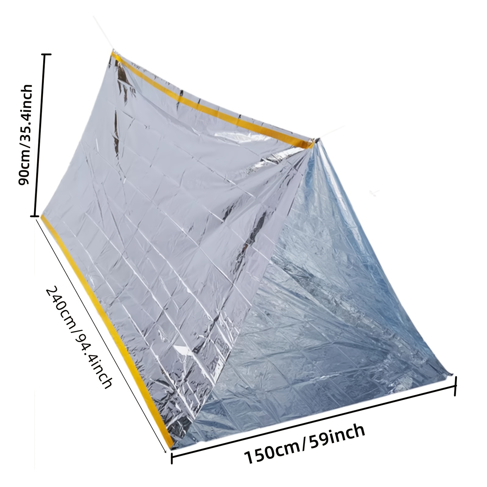 컴팩트 비상용 열차단 텐트 & 비비백 – 사막 모험 및 - Emergency Mylar Tent 리뷰 및 가격